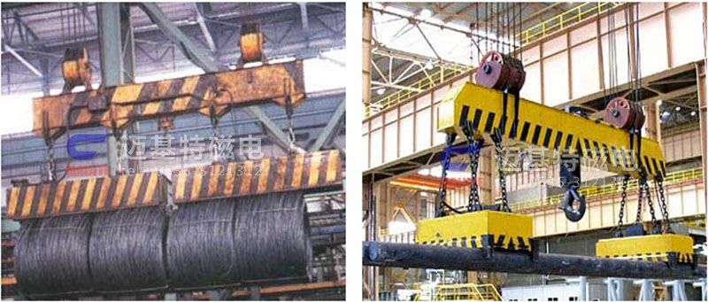 MW12系列、MW15系列吊運(yùn)捆扎螺紋鋼、圓鋼用起重電磁鐵